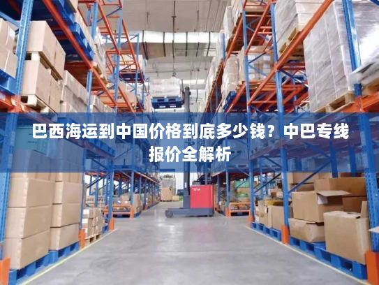 巴西海运到中国价格到底多少钱？中巴专线报价全解析