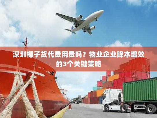 深圳椰子货代费用贵吗？物业企业降本增效的3个关键策略