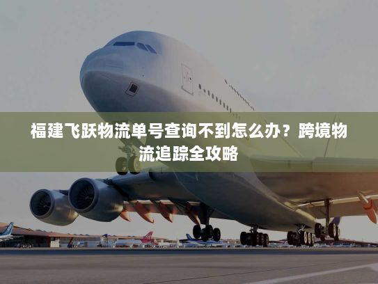 福建飞跃物流单号查询不到怎么办？跨境物流追踪全攻略