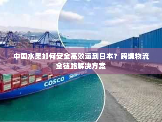中国水果如何安全高效运到日本？跨境物流全链路解决方案