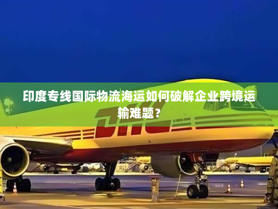 印度专线国际物流海运如何破解企业跨境运输难题？