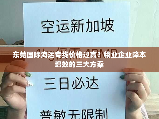 东莞国际海运专线价格过高？物业企业降本增效的三大方案