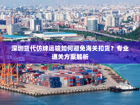 深圳货代仿牌运输如何避免海关扣货？专业通关方案解析